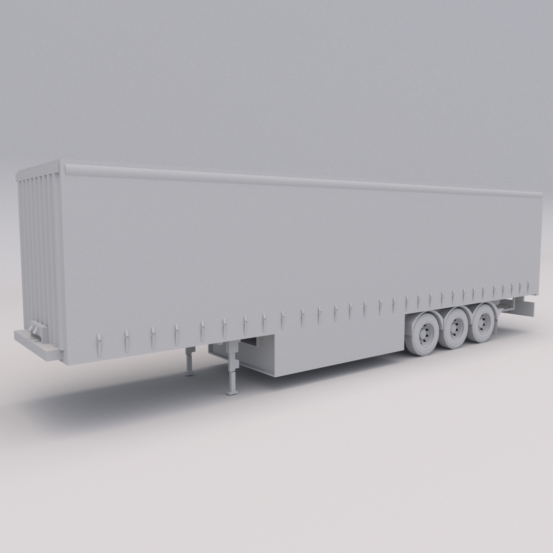 🚐 Semi Trailer PRINTABLE Vehicle 3D Digital STL File・Free 3D File for ...